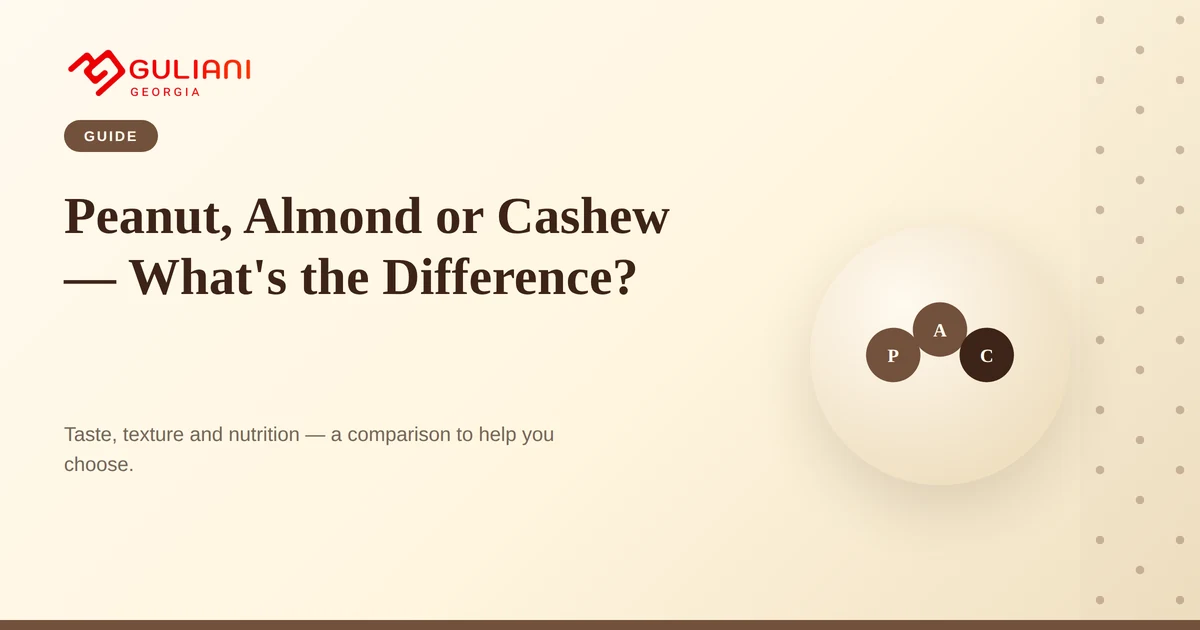Peanut, Almond or Cashew — What's the Difference?